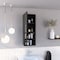 Tuhome Madrid Medicine Cabinet, Two External Shelves, Metal Handle, Single Door, Two Interior Shelves Black MLW7949 - alternate 1